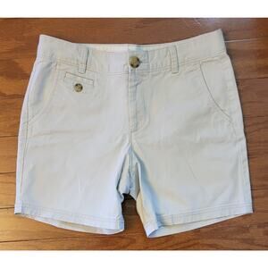 EUC Dockers Women's Chino Shorts Bermuda Khaki Tan Size 6